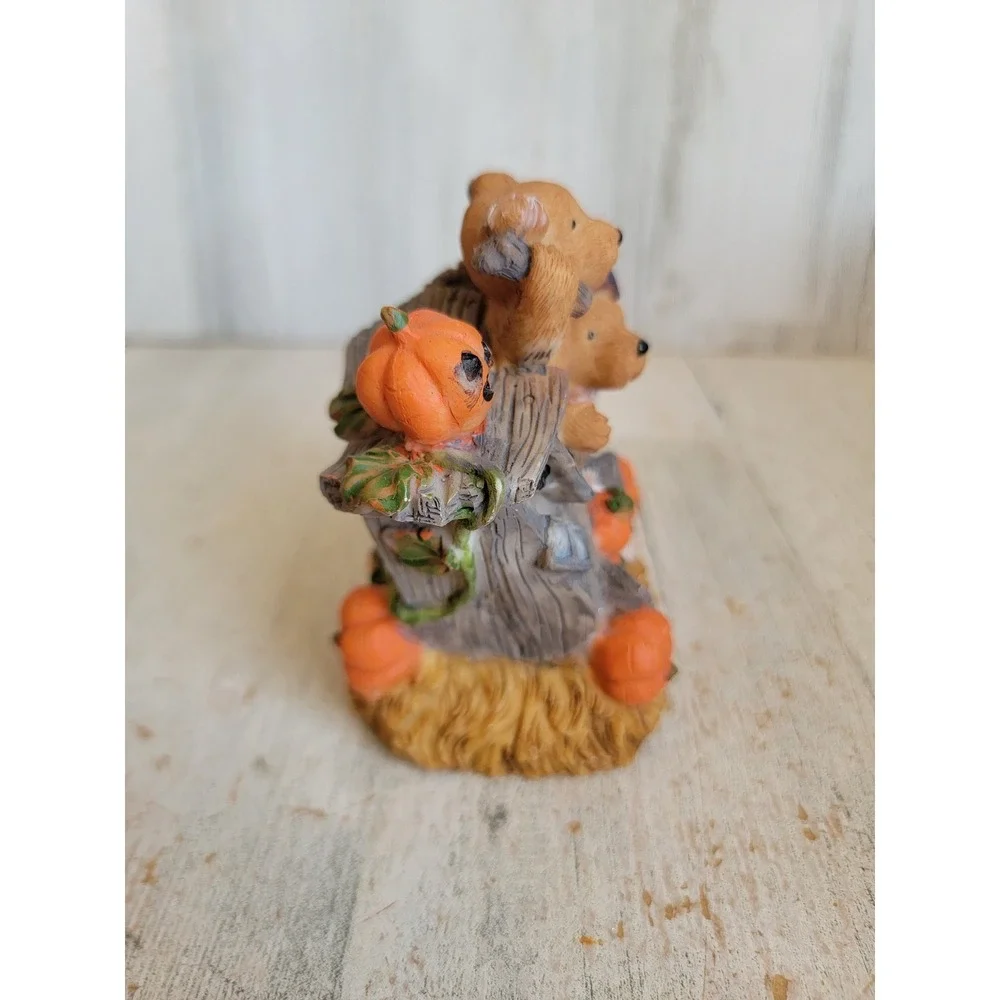 Ks collection let's get together haunted house pumpkin teddy bear Halloween